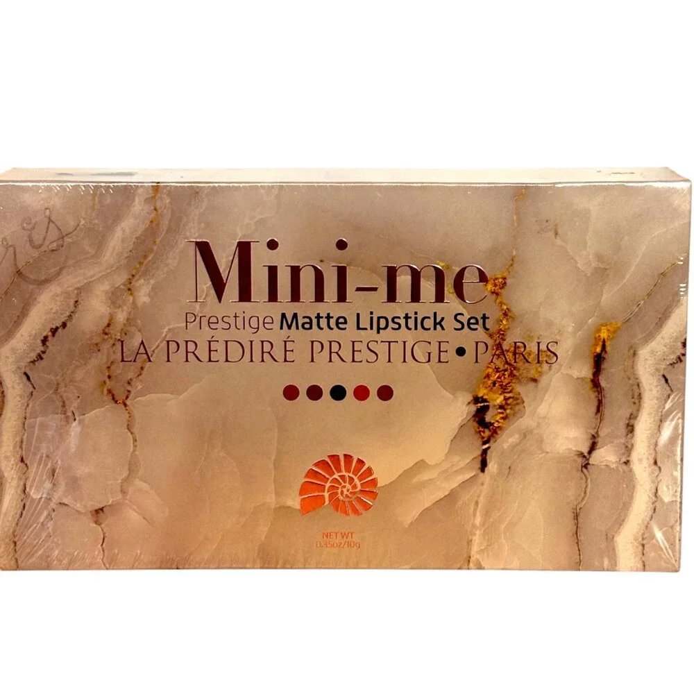 La Predire Prestige‎ Paris Mini-Me Matte Lipstick set includes 5 NIB MSRP $160